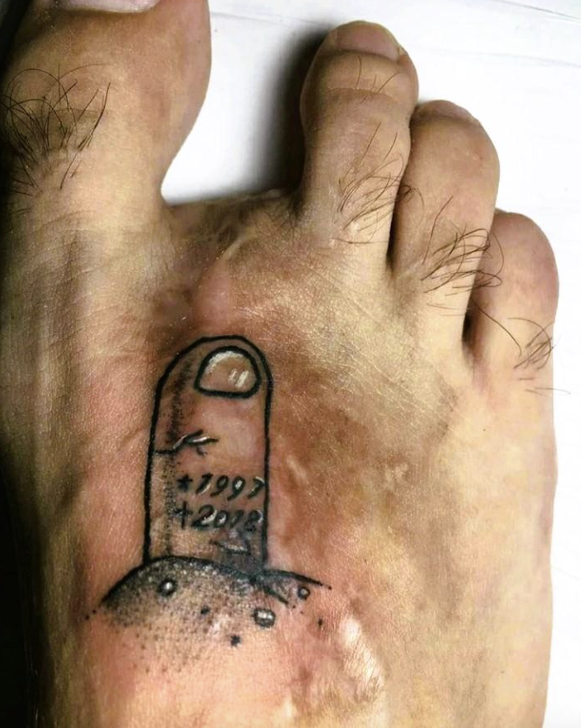 rip finger tattoo - k 7997 2078